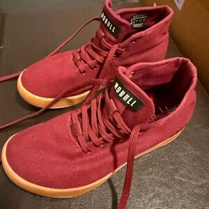NOBULL Burgundy Athletic Shoes with Tan Sole